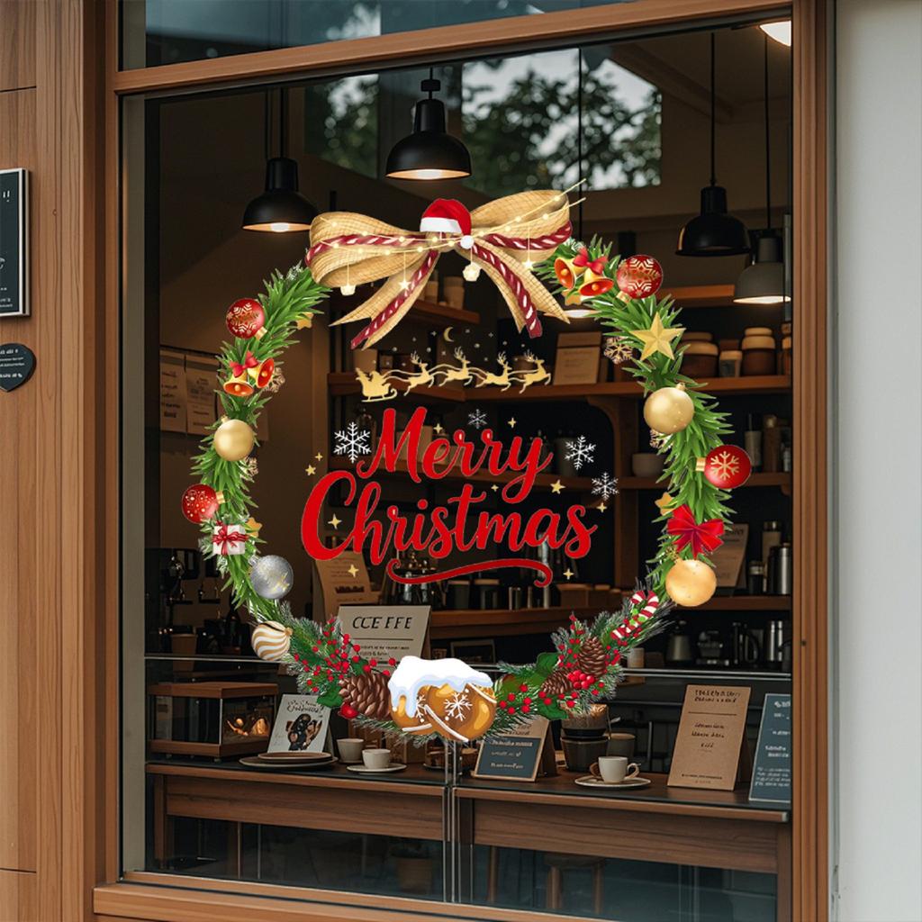 Vánoční koule, Zvonečky, Květinové girlandy, Samolepky na okno, Samolepky na zeď domova