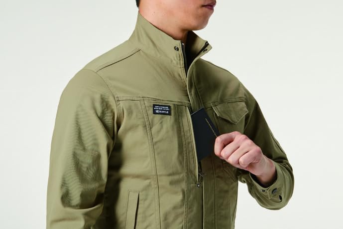 Burtle Jacket, Khaki, Size S, 681-23-S