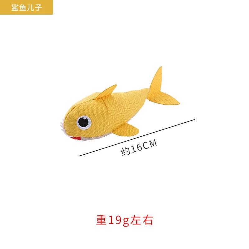 Noua serie de jucării de pluș pentru pisici Familia Shark conține hârtie sonoră rezistentă la mușcături, rechizite interactive pentru animale de companie