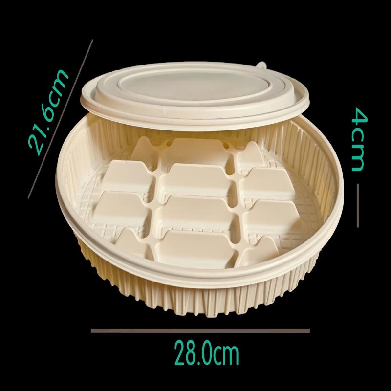 Biodegradable Corn Starch Round Takeaway Containers