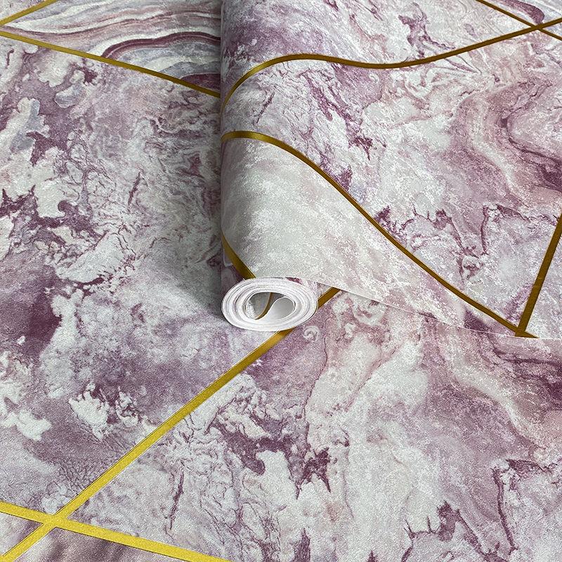 3D Effect Metallic Geometric Marble Wallpaper Roll Modern Quartz Triangles PVC Wall Paper for Living Room Bedroom Walls