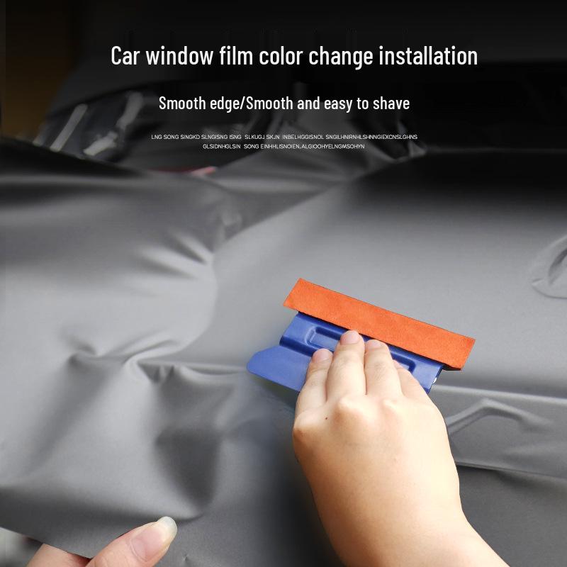 Magnetic Suede Film Scraper: Protects Car Wrap Without Damage