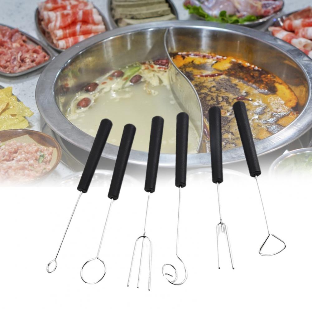 Useful Fondue Fork Metal Compatible 6 Styles Chocolate Dipping Tool  Barbecue Fork Corrosion Resistance