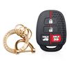Silicone Car Key Case Fob Cover For Toyota Camry 2012 2013 2014  Corolla 2014  Prius C 4 Buttons Key Chain Wallet