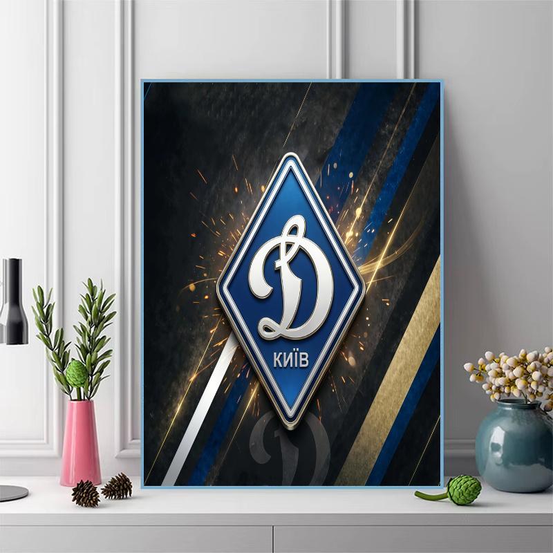 FC Dnipro 100% Round Full Drill 5D DIY Diamond Painting Embroidery Cross Stitch Rhinestone Décor