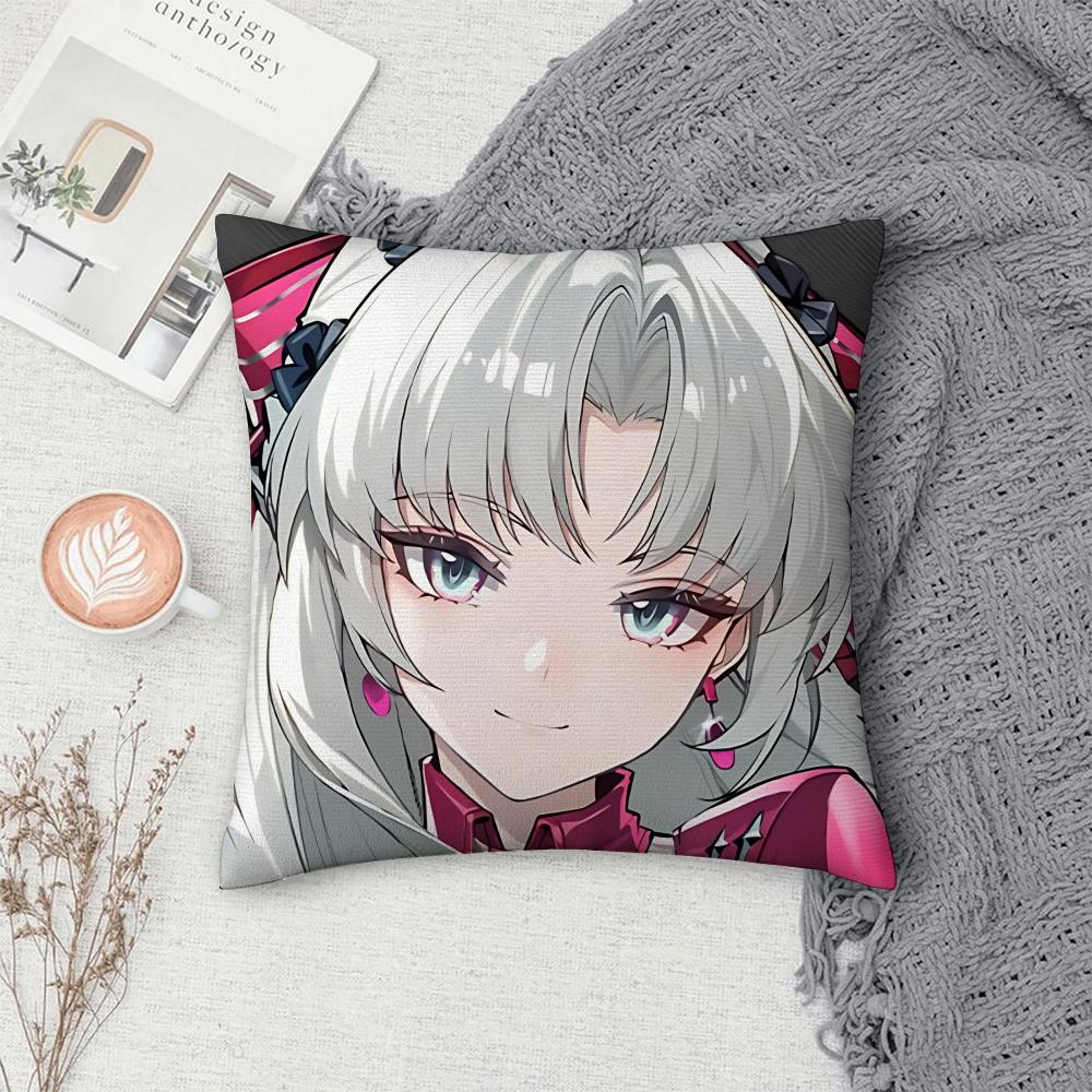 Wuthering Game Carlotta Cushion Cover Square Pillow Bedroom Sofa Leisure Comfort Living Room Home Decoration X