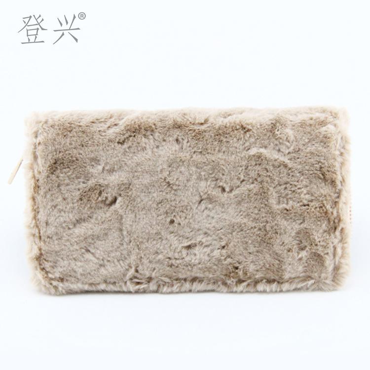 

Новая плюшевая серия женский длинный кошелек на молнии, кошелек-клатч