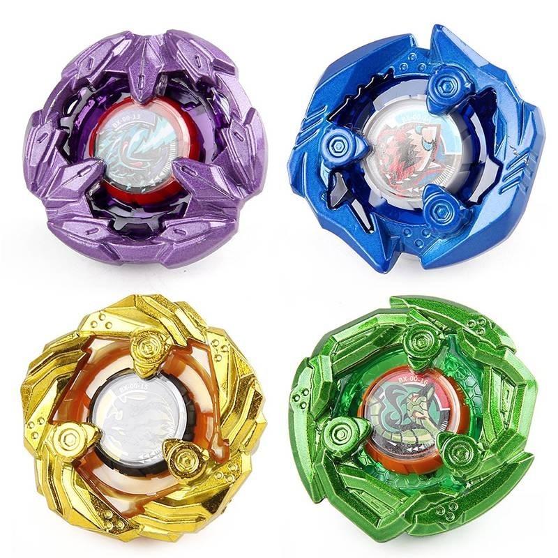 Vibrant Red Alloy Spinning Top Toy Single Pack Non-electric Battle Gyro For Kids