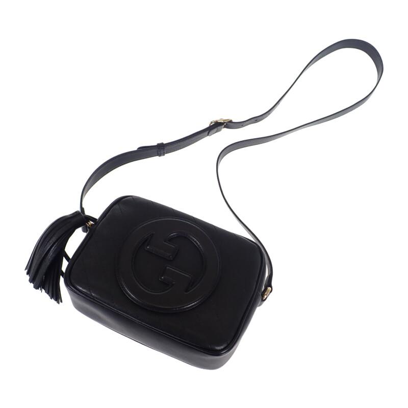 GUCCI 742360_1IV0G_1000 Shoulder Bag black leather Women