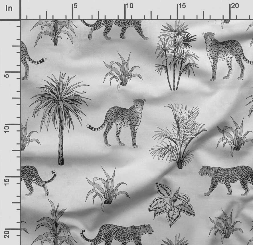Soimoi Animals Print,  Cotton Cambric, Quilting Fabric Sold by The Yard 42 Inch Wide, Medium Weight Cotton Fabric, Sewing  Supplies,