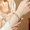 Simple and elegant elliptical bracelet  titanium  steel bracelet, suitable for all seasons as a versatile accessory.