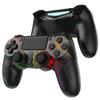 Wireless Controller for PS4 with RGB Lighting,  Remote Game Joystick Compatible with PlayStation 4/PS4 Slim/PS4 Pro/PC