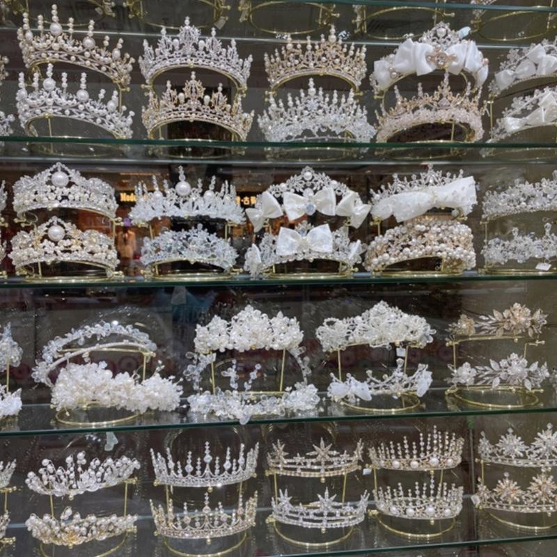 Bridal Hairband Chinese Rockhopper Tiara Jewelry Rack Crown Hair Accessories Placed Props 2 Layer 3 Layer Display Rack