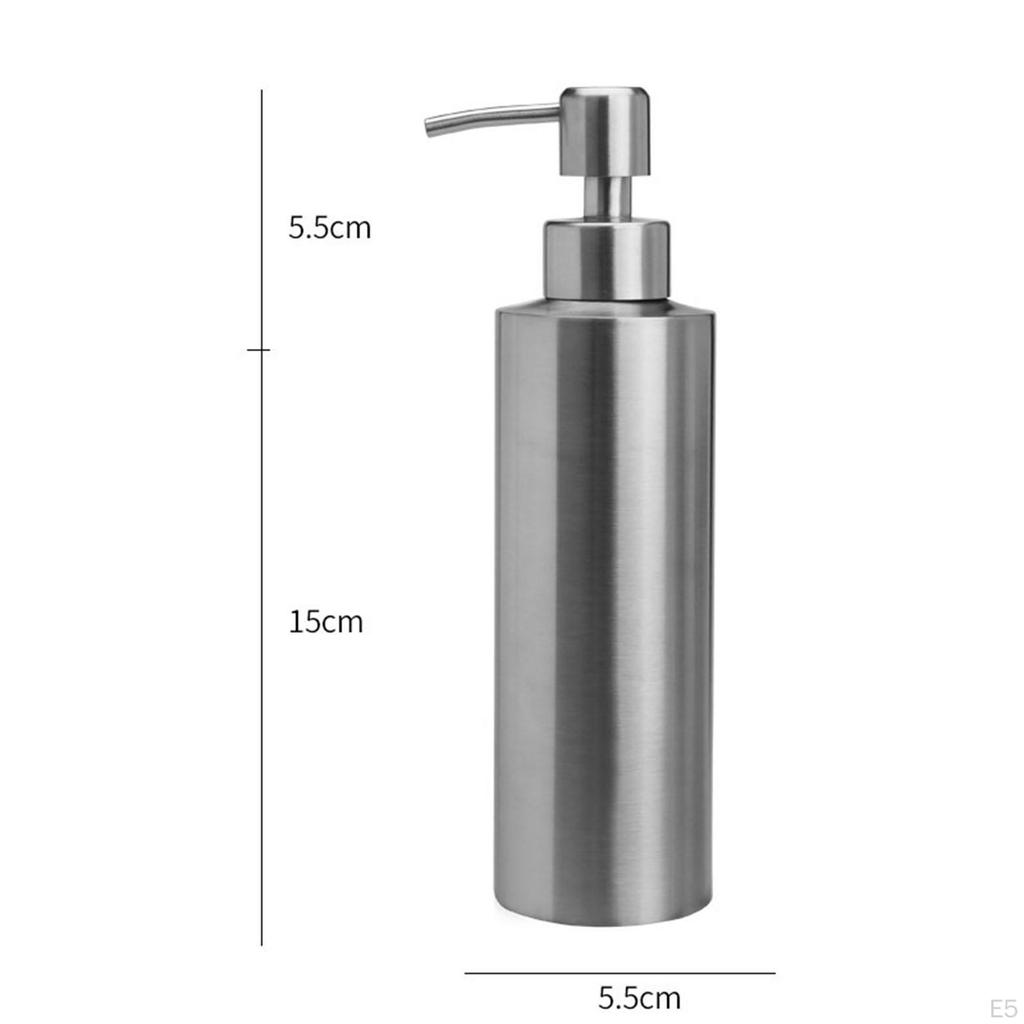 Dish Soap Pump Lotion Dispenser Refillable Bathroom Accessories Decor Bottle
