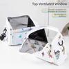 Transparent View Portable Pet Bag Detachable Pet Outdoor Bag Pet Backpack Bird Travel Bag  Outdoor