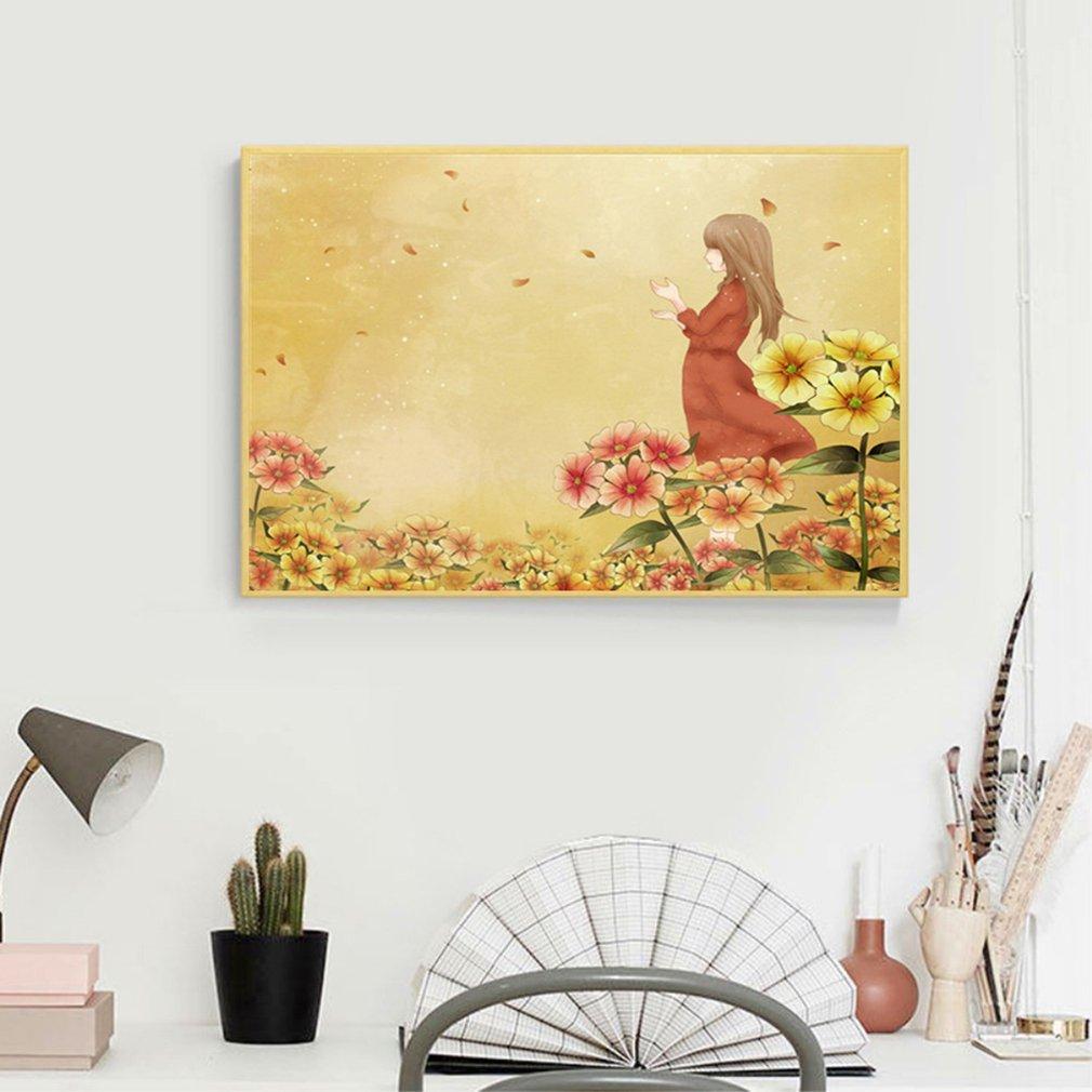 

Алмазная картина «Цветы и девушки» Вышивка крестиком Полный квадратный алмаз