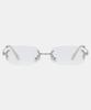 Likkeullou Rc Veve Rimless Glasses Silver