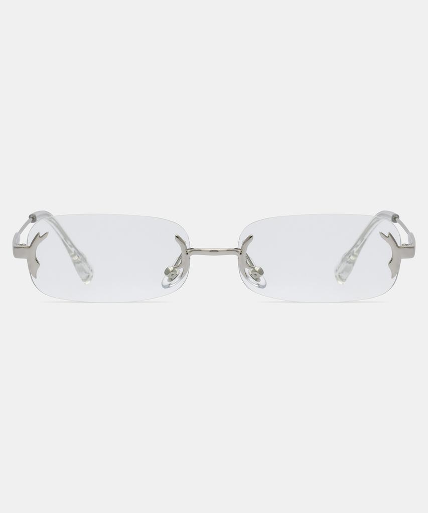 Likkeullou Rc Veve Rimless Glasses Silver