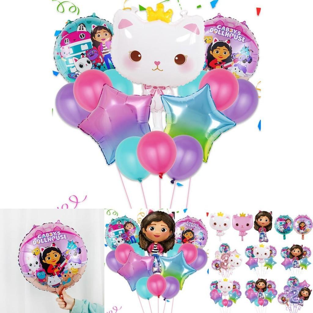 Animal Cat Balloon Birthday Party Supplies Gabby's Dollhouse