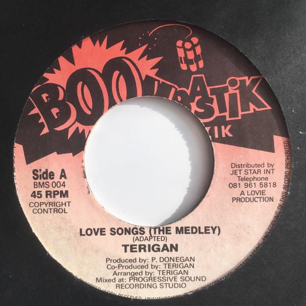 

7inch Record TERIGAN Love Songs BMS004 Boombastik Muzi UK Reggae Ska Dub Used