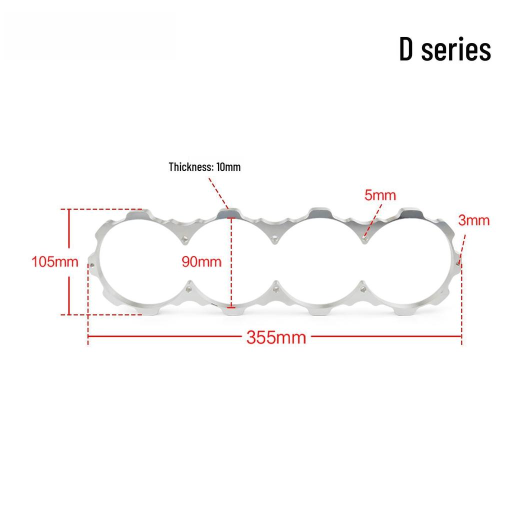 Honda Civic K20/K24/H22/B16/D15 Engine Aluminum Cylinder Block Protection Plate