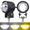 2x LED Motorcycle Fog Lights 60W Headlight Spotlights Work Lights Lamp Universal