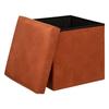 Pouf coffre pliable "Lilou" Atmosphera