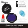 Quick-Drying Multi-Color Fingerprint Pad: Red, Blue & Black