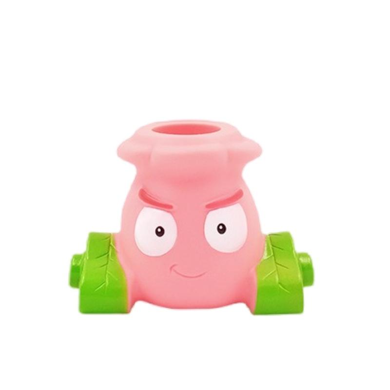 Plant Vs. Zombie Toy Olive Machine Gun With Pea Clip And Corn Shooter Accessories