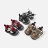 Children's Fleece-Lined Winter Shoes: Non-Slip, Soft Sole, Color-Block Sports and Casual Styles for Boys and Girls