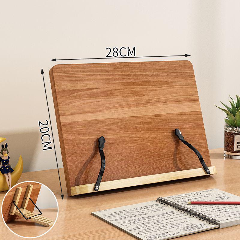 Wooden Desktop Book and Computer Stand - Ideal for Study and Reading