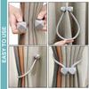 4 ks Moderní minimalistické elegantní magnetické spony na závěsy ve tvaru Rubikovy kostky Výprodej pro ložnici, obývací pokoj, kuchyň