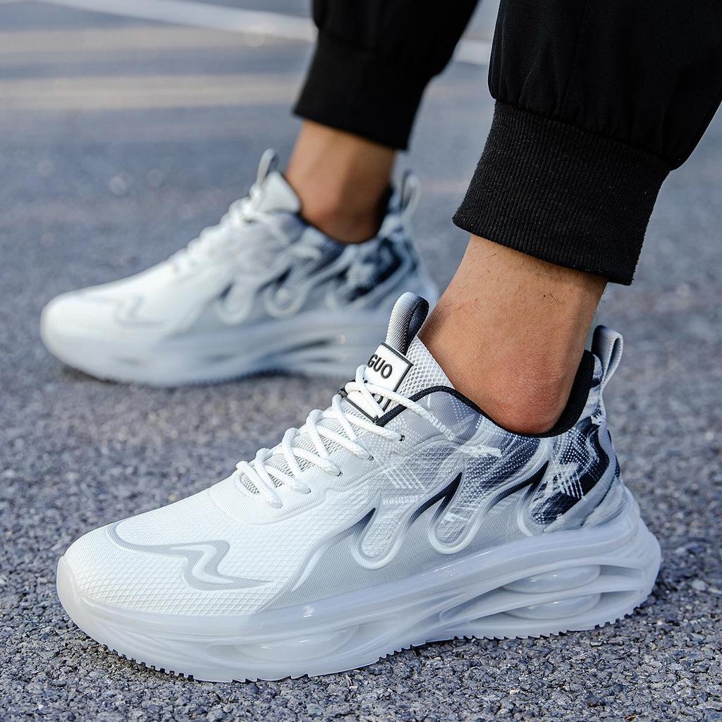 Putian Men's Breathable Summer Sports Running Shoes - 2025 Shock Absorption Mesh, Durable and Stylish for Youth.