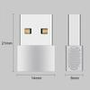 USB Type C Adapter 6A USB 2.0 Type A Male To Type C Female Converter for Charging and Data Transfer