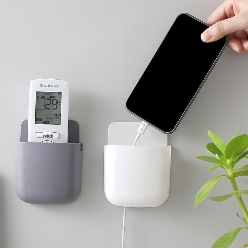 Wall-Mounted Remote Control & Phone Holder