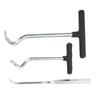 3PCS O Rings Grease Seals Puller Steel Soft Handle Oil Seal Remover Puller Tool for Car SUV Truck