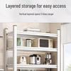Bieying 4-Layer Carbon Steel Kitchen Storage Rack