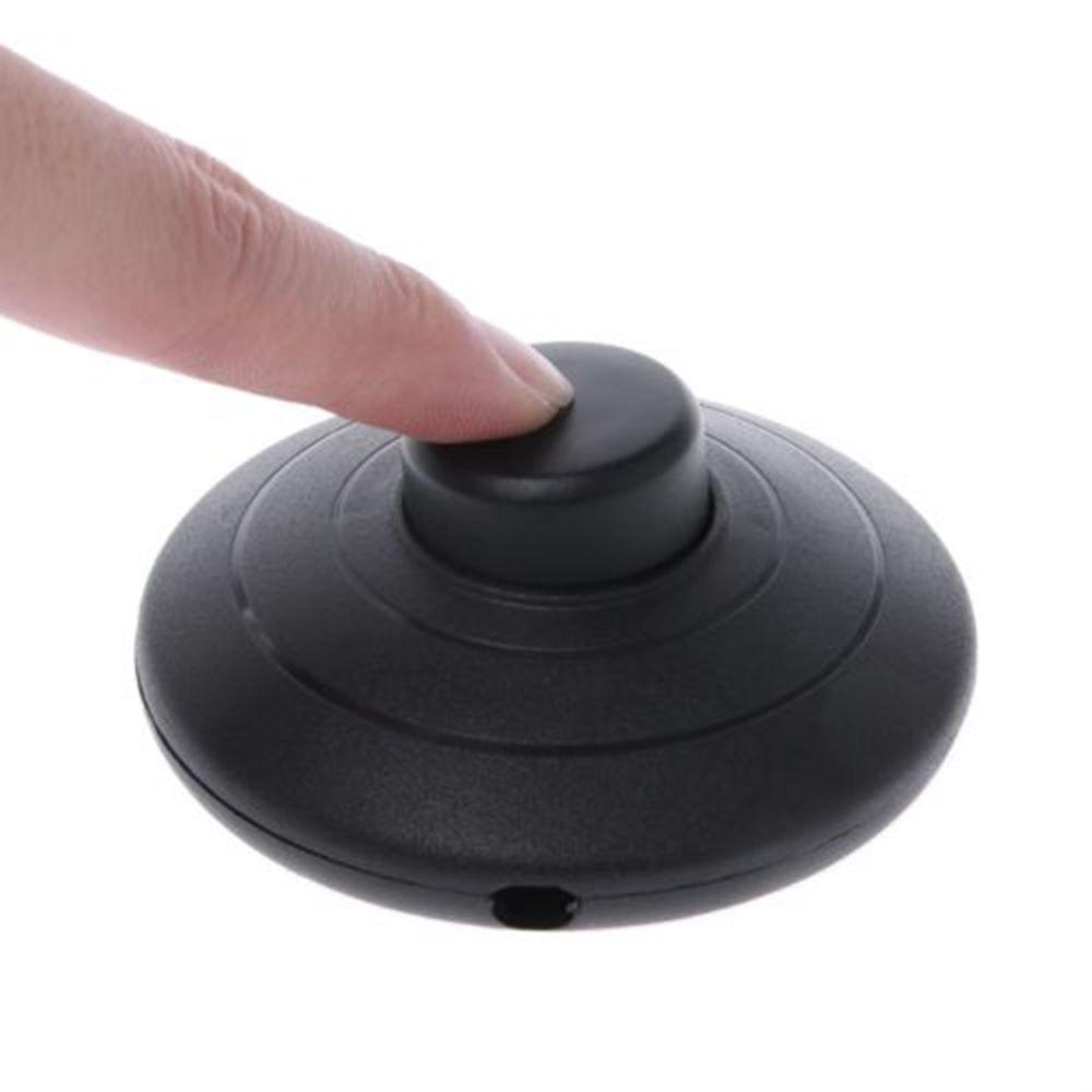 Lamp Plastic Push Power Black Foot Switch Lighting Switch Pedal Light Switch Foot Pedal Push Switch
