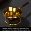 Japanese Style Stainless Steel Tea Strainer Set with Wooden Handle