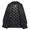 Autumn and Winter New Men's Woolen Coat Medium and Long Lapel Removable Down Liner Woolen Coat Men's Coat