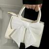 Fashion Women Clutch Purse Handbags Summer Pink Bowknot Female Underarm Bags Sweet Girl'S Small Square Shoulder Messenger Bag