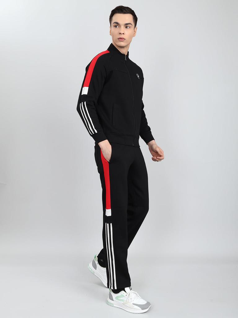 MONTE CARLO Mens Regular Fit Solid Tracksuit