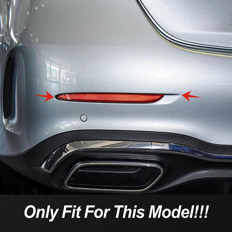 For Mercedes Benz C Class W206   Car Rear Foglight Frame Decoration Fog Lamp Protect Trim Exterior Accessories Stickers
