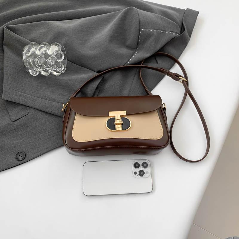 Premium sense retro underarm bag women's 2025 new fashion commuter shoulder small square bag versatile foreign style oblique span bag