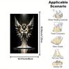 Angel of Death Muster Flanell bedruckte Decke geeignet für alle Jahreszeiten geeignet für Wohnzimmer Büro Sofa und Reisen