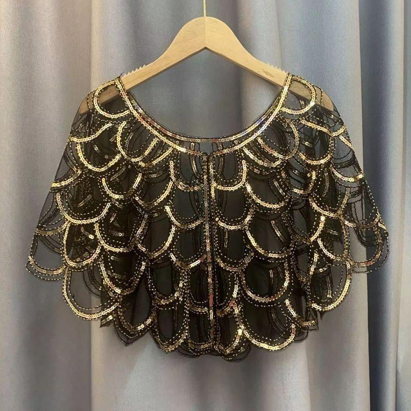 Sonnenschutz Kleidung Pailletten Damen Schal Kleid Mesh Kapuzenstrickjacke Sommer Dünnes Design Nagelperle Oberbekleidung