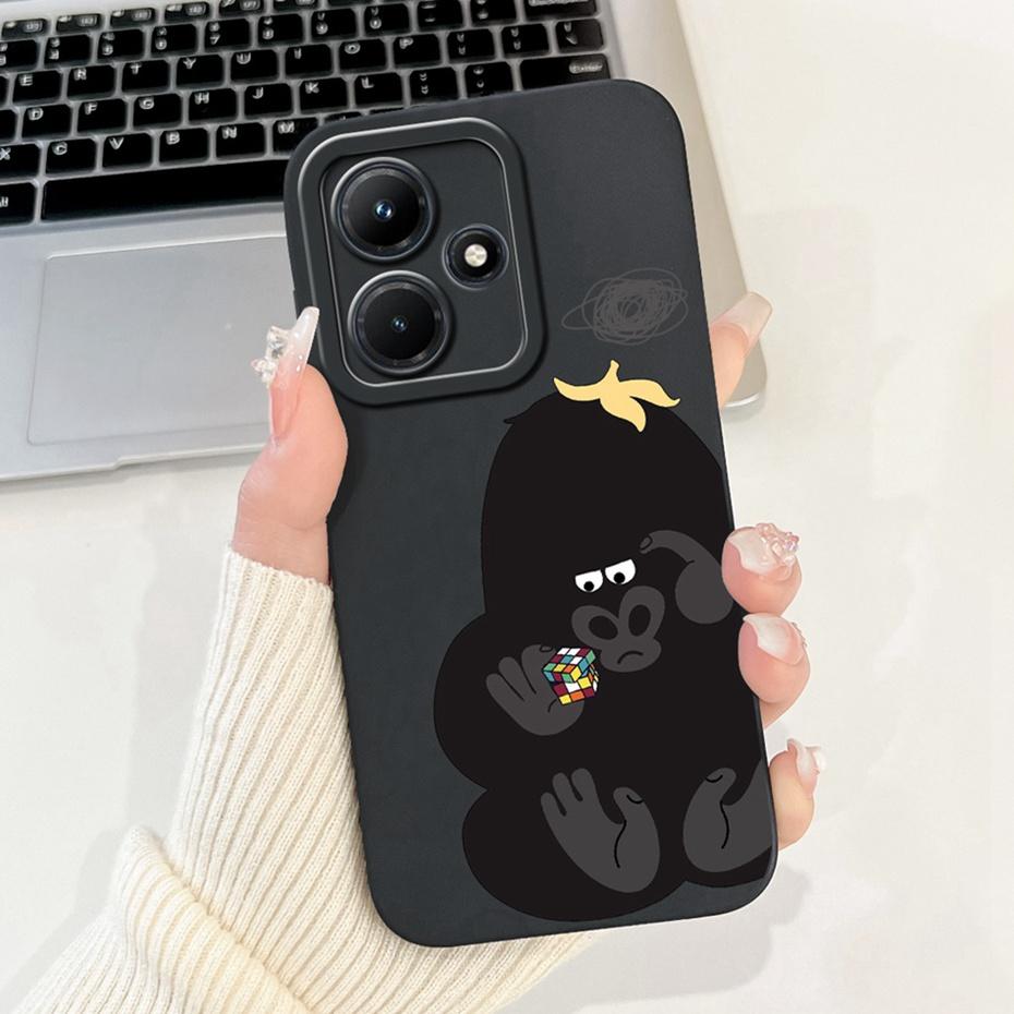 Lens Protective Cover For Infinix Hot 30i 30 Hot30 Play NFC Cute Printed Soft Silicon Phone Case For Infinix Hot30i 30 30Play 4G