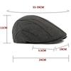 HT4936 Beret for Men Women Autumn Winter Wool Beret Hat Male Female Ivy Flat Cap Vintage Artist Painter Hat Adjustable Beret Cap