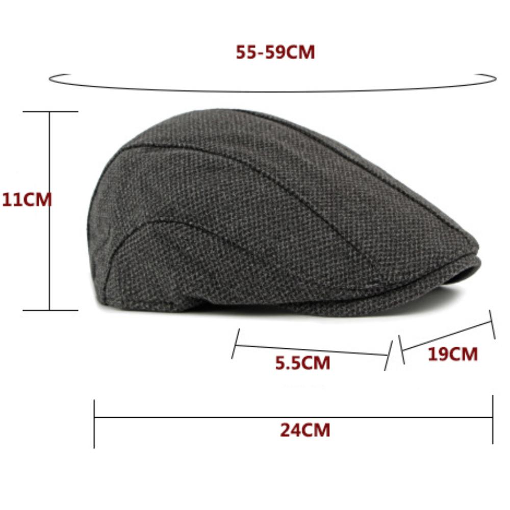 HT4936 Beret for Men Women Autumn Winter Wool Beret Hat Male Female Ivy Flat Cap Vintage Artist Painter Hat Adjustable Beret Cap