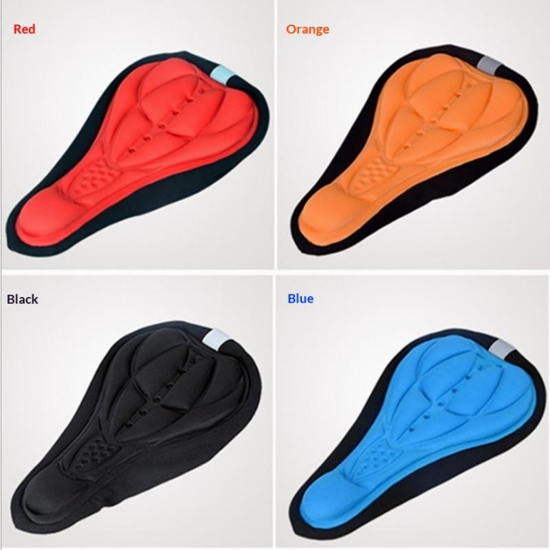 Bicycle Saddles Cover 3D Padded Wide Gel Foam Cushion For Mountain Exercise Road Bikes Soft Comfortable Seat Upgrade